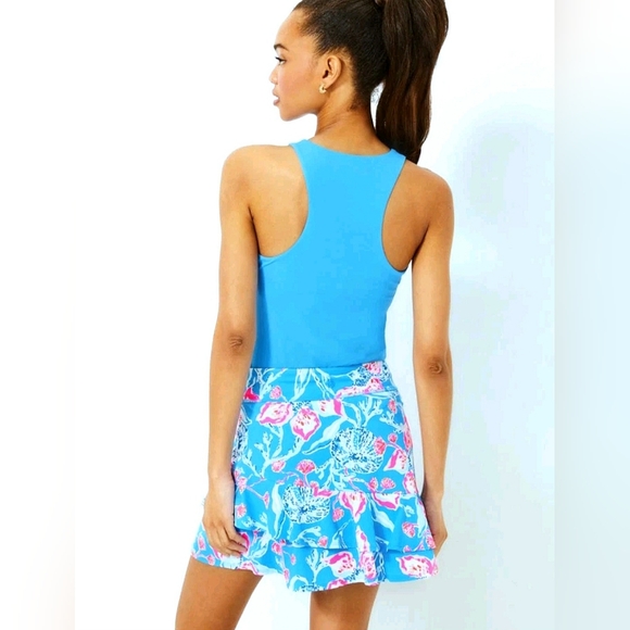 LILLY PULITZER Romana Luxletic Skort in Multi Bahamian Rhapsody - Picture 6 of 13